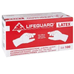 Lifeguard Handschoenen Latex Poedervrij XS - 100 Stuks